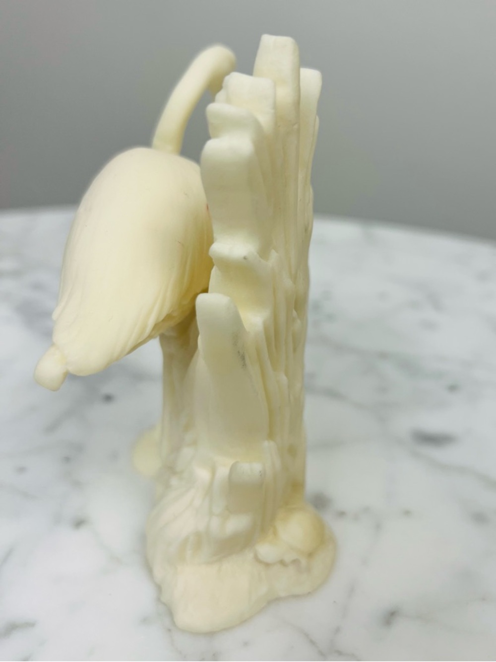 Vintage Coralei of Hawaii Cultured Coral Pink Flamingo Figurine – 1970s - Picture 4 of 8